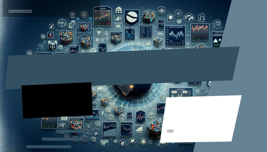 A diverse portfolio of stocks and financial charts symbolizing the range of iShares ETFs across various sectors and markets.