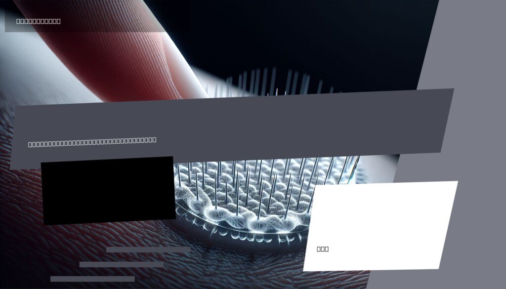 A close-up image of Medicus Pharma's dissolvable microneedle patch used in the treatment of basal cell carcinoma.