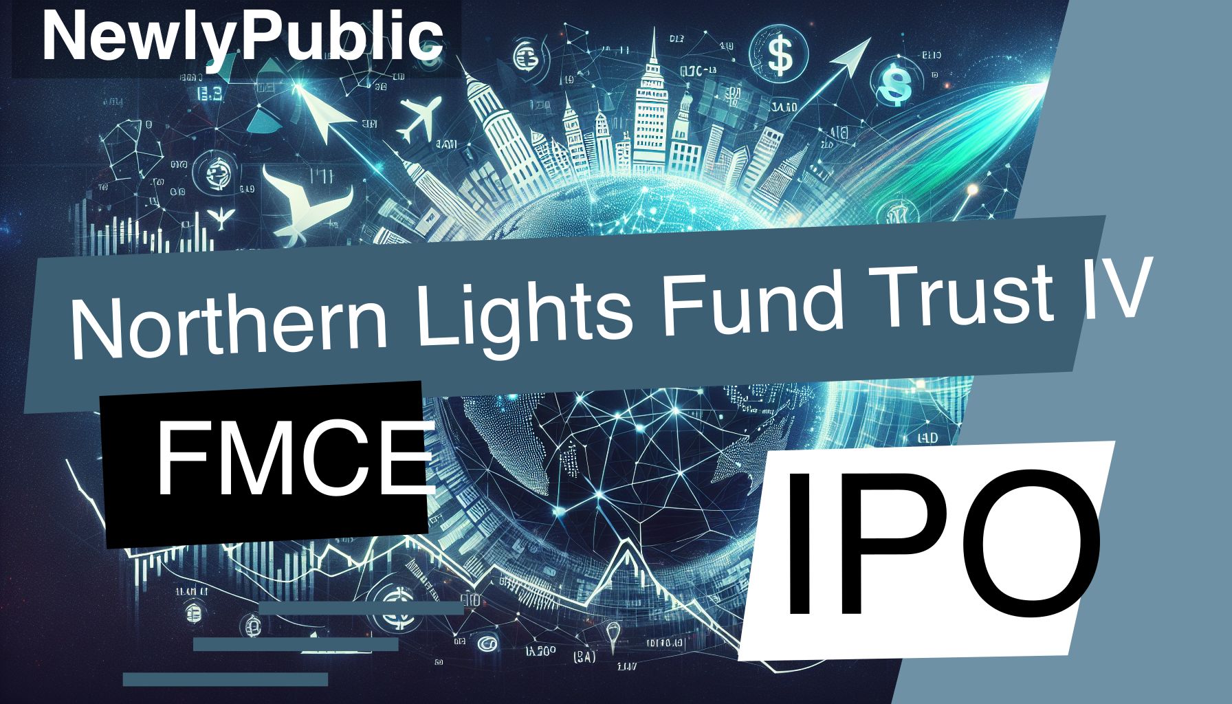 A graphical representation of global equity markets and ETFs, symbolizing the diverse investment strategy of the Northern Lights Fund Trust IV.