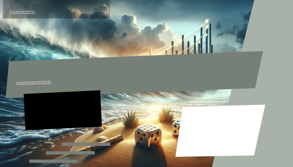 A visually engaging representation of financial growth and risk, symbolizing Tidal Trust III's leveraged investment approach.